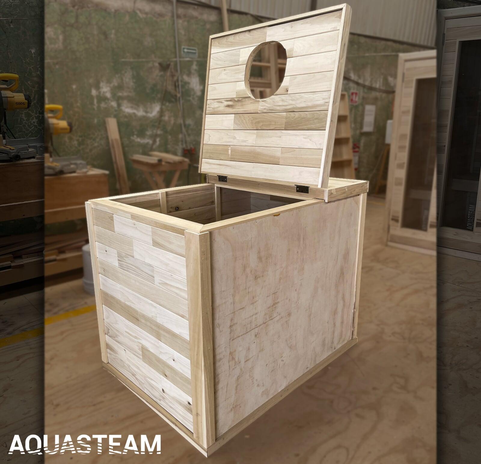 Sauna de cabina cabeza de fuera: comodidad y bienestar en casa